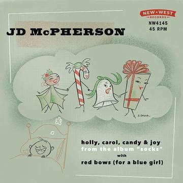 Jd McPherson - Red Bows For A Blue Girl / Holly, Carol, Candy And Joy [7"]