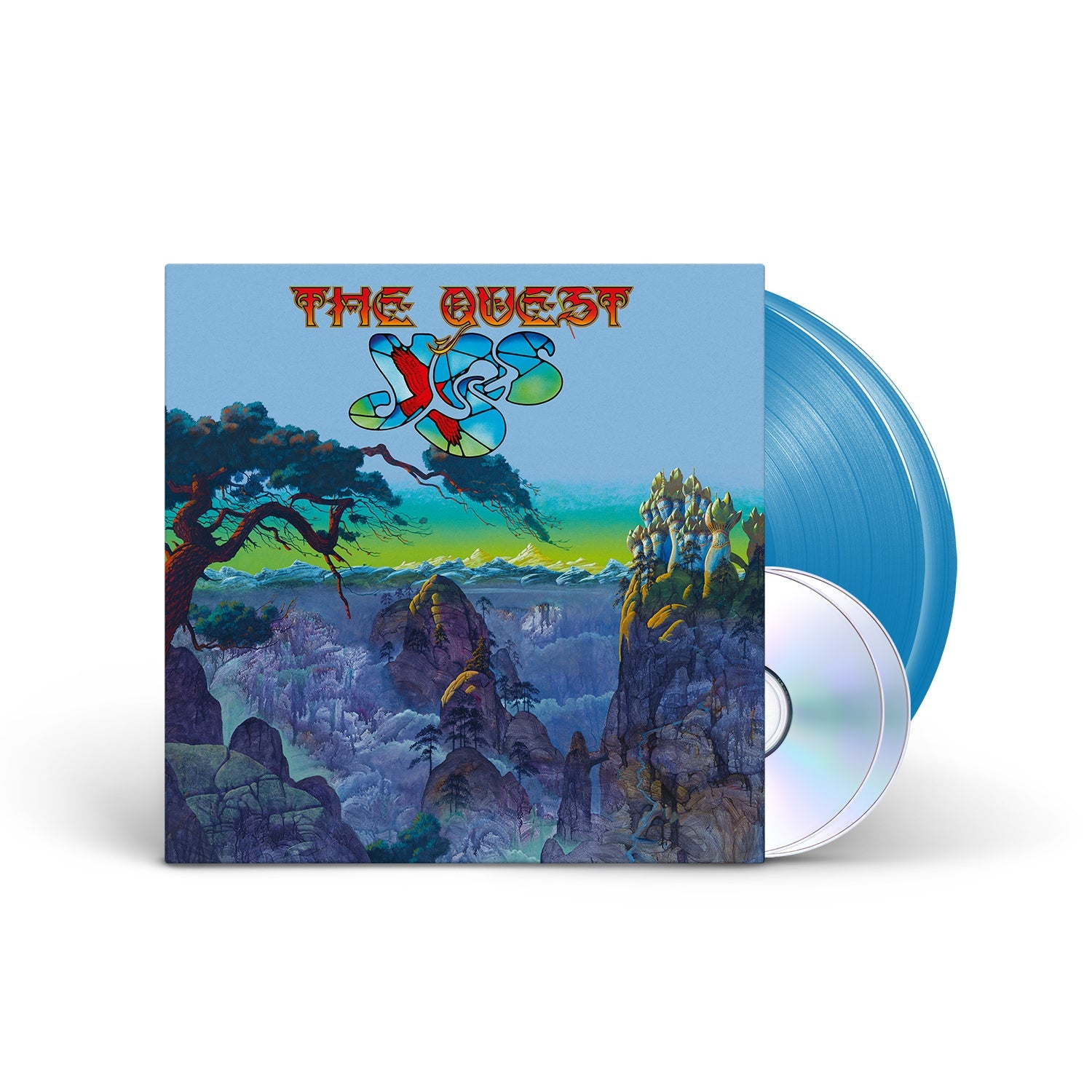 [DAMAGED] Yes - The Quest [Blue Vinyl]