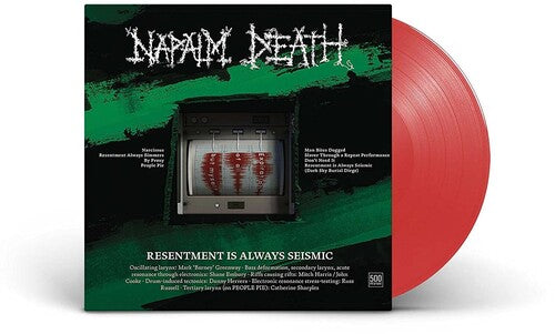 [DAMAGED] Napalm Death - Resentment Is Always Seismic - A Final Throw Of Throes [Clear Red Vinyl]