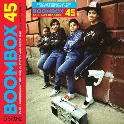 Various - Soul Jazz Records Presents - Boombox 45 Box Set - Early Independent Hip Hop, Electro And Disco Rap 1979 - 83 [5 x 7" Box Set]