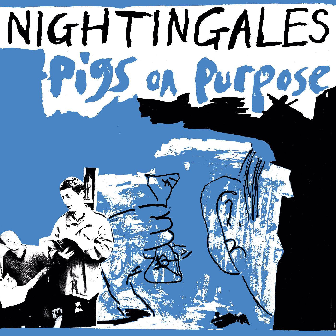 The Nightingales - Pigs On Purpose [Blue Vinyl]