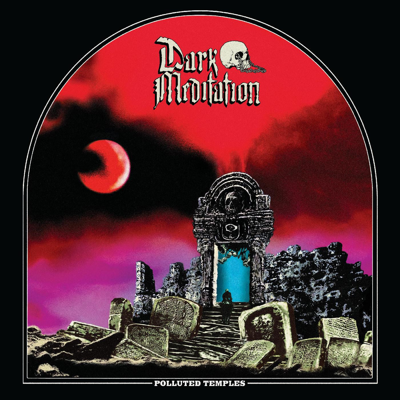Dark Meditation - Polluted Temples [Black & White Vinyl]