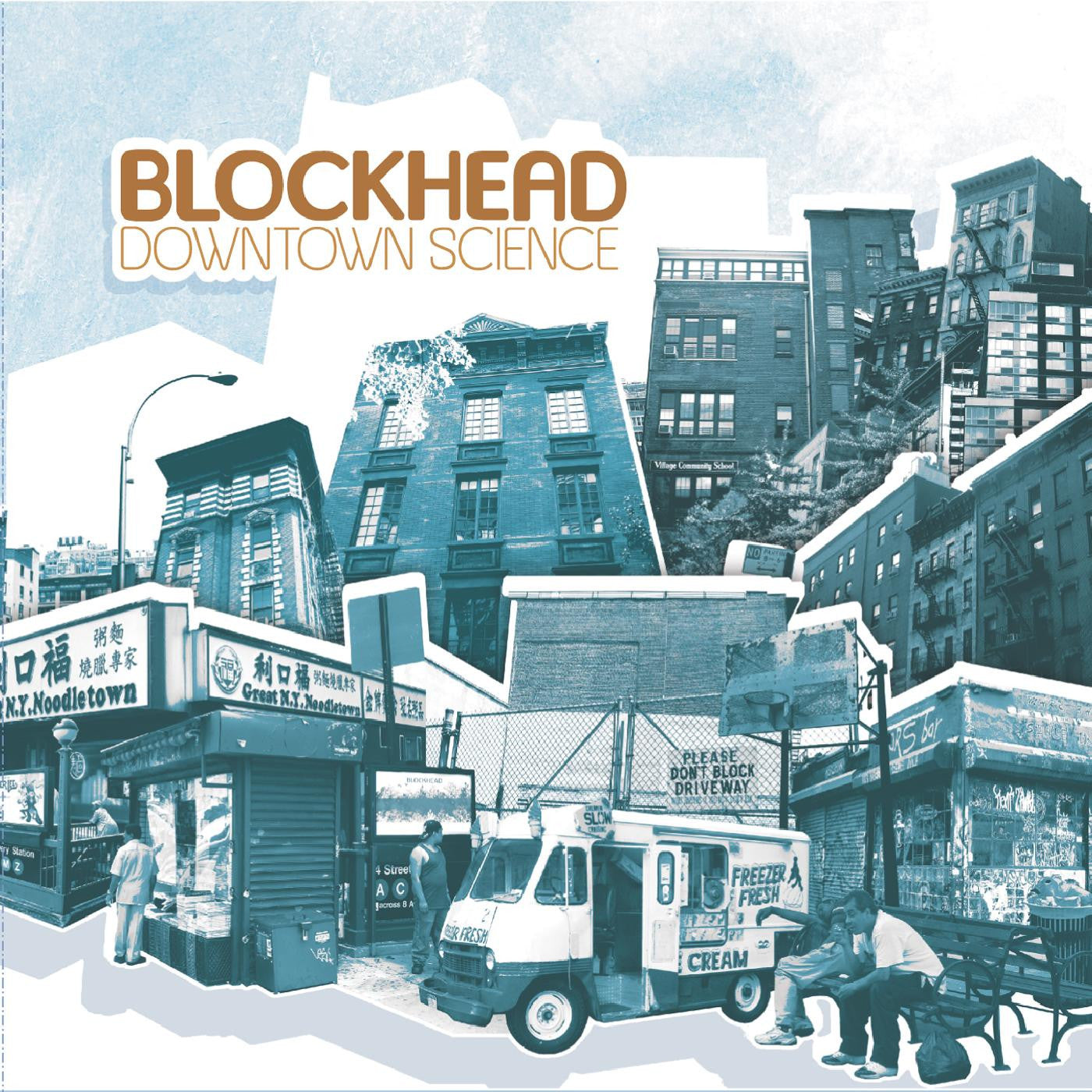 Blockhead - Downtown Science [Gray Marbled Vinyl]