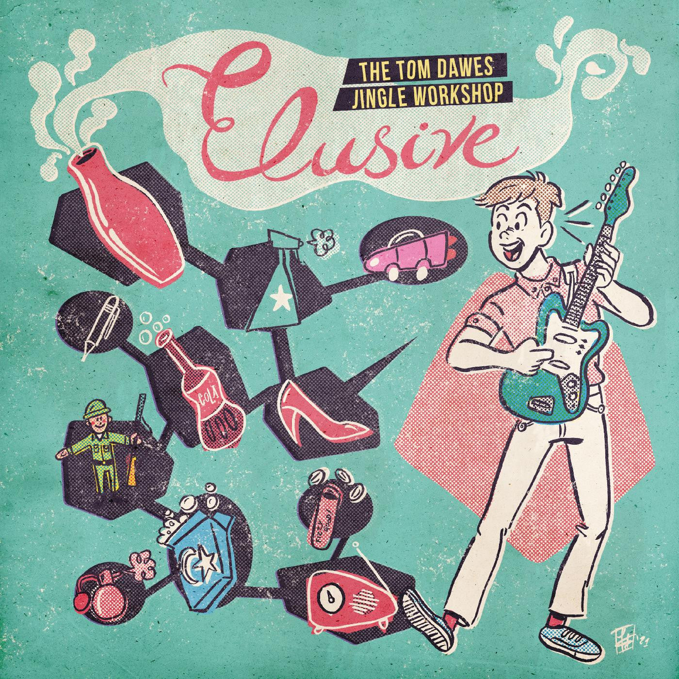 Tom Dawes - Elusive: The Tom Dawes Jingle Workshop [Coke Clear Vinyl]