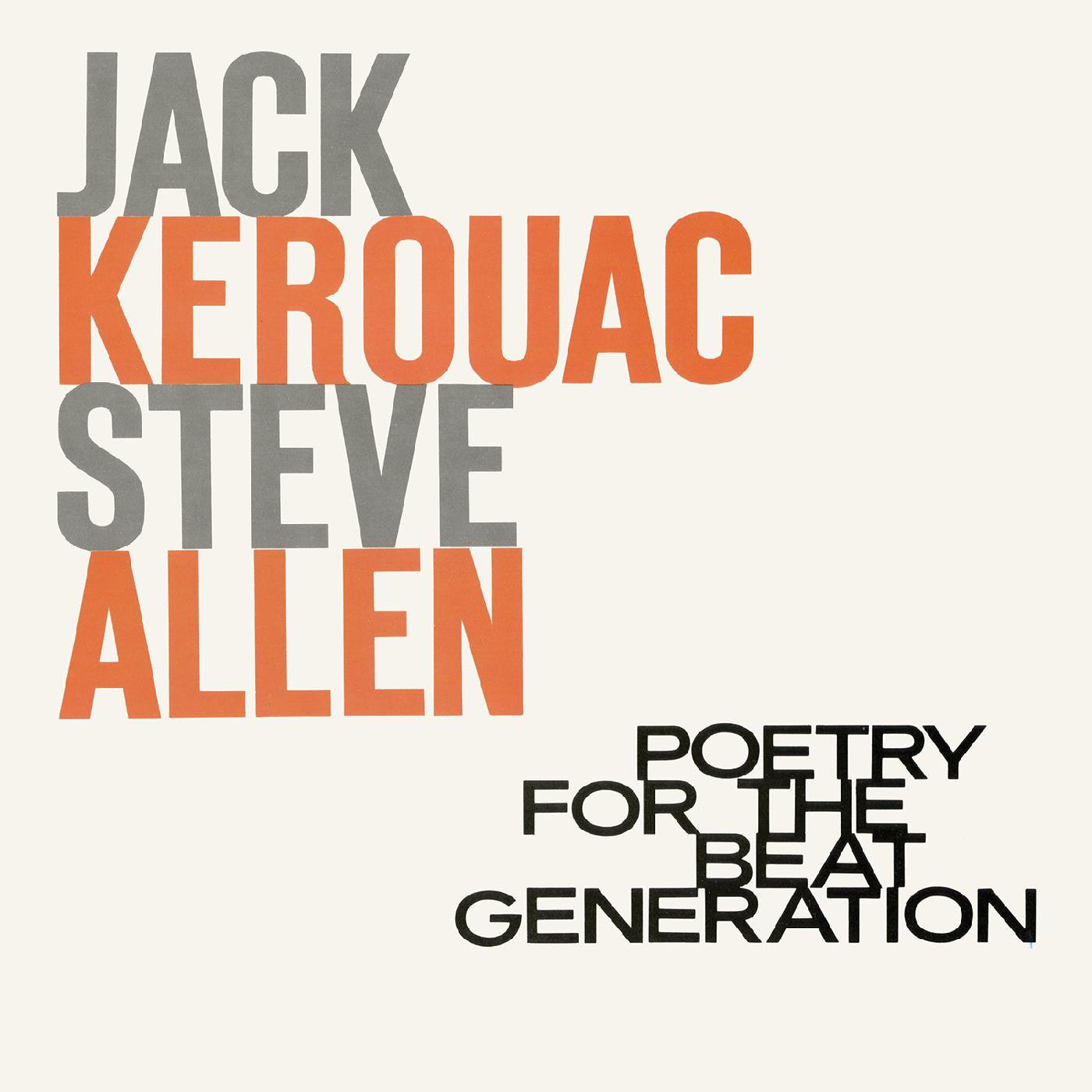 Jack Kerouac & Steve Allen - Poetry for the Beat Generation (100th Birthday) [Milky Clear Vinyl]