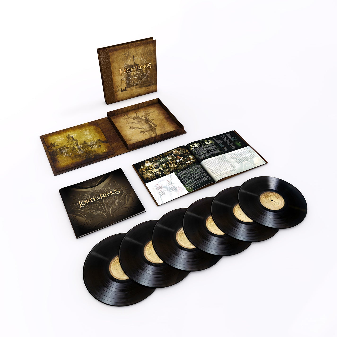 Howard Shore - The Lord of the Rings: The Motion Picture Trilogy Soundtrack [6LP Box Set, Black Vinyl]