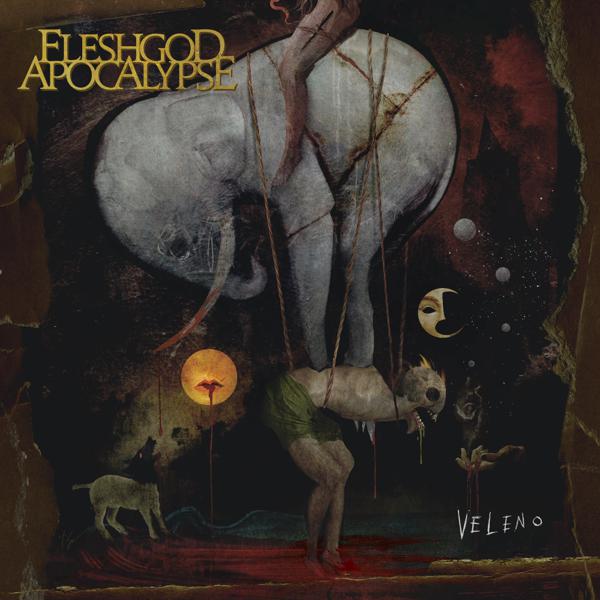Fleshgod Apocalypse - Veleno [Gold/Black Splatter]
