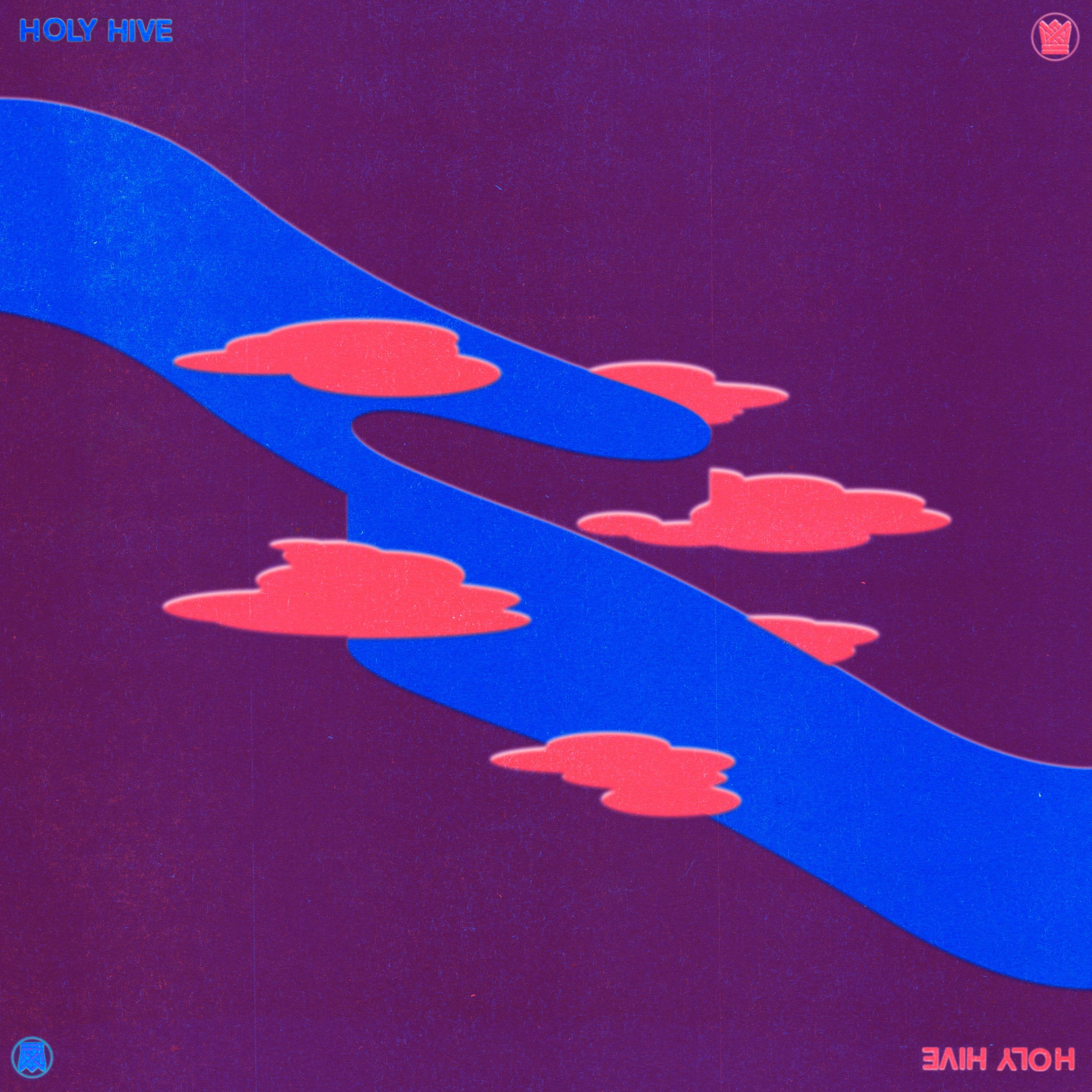 [DAMAGED] Holy Hive - Holy Hive [Indie-Exclusive Translucent Pink w/ Blue Splatter Vinyl]