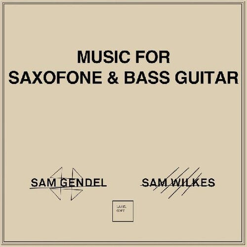 Sam Gendel & Sam Wilkes - Music For Saxofone & Bass Guitar