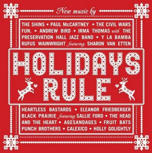 Various - Holidays Rule [Clear Red Vinyl]