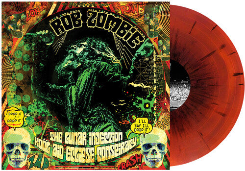 Rob Zombie - Lunar Injection Kool Aid Eclipse Conspiracy [Ox Blood & Orange Swirl w/ Black Splatter]