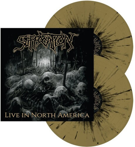 [DAMAGED] Suffocation - Live In North America [Gold & Black Splatter Vinyl]