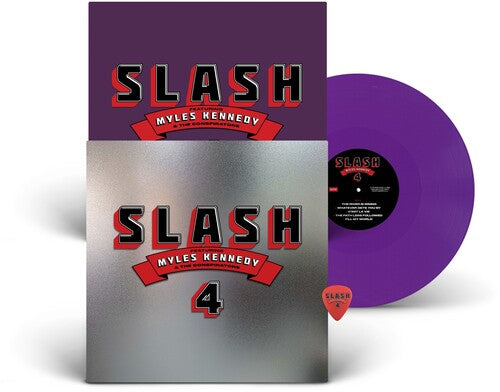 [DAMAGED] Slash - 4 (Feat. Myles Kennedy And The Conspirators) Indie Exclusive [Purple Vinyl]