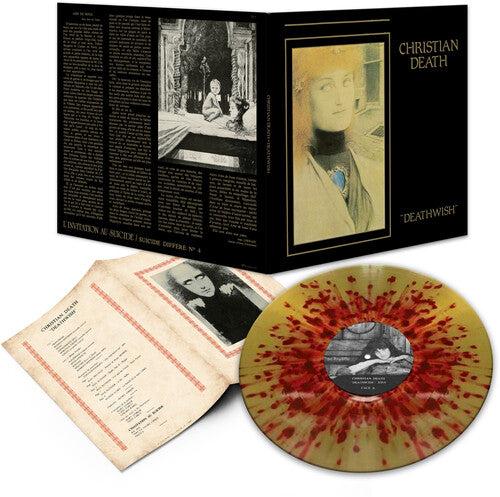 Christian Death - Deathwish [Red & Gold Splatter Vinyl]