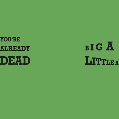Crass - You're Already Dead / Big A Little A [12" Single]