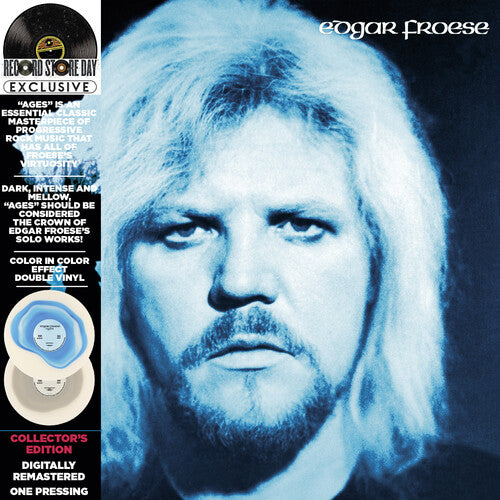 Edgar Froese - Ages [White & Blue Lava Lamp Colored Vinyl]