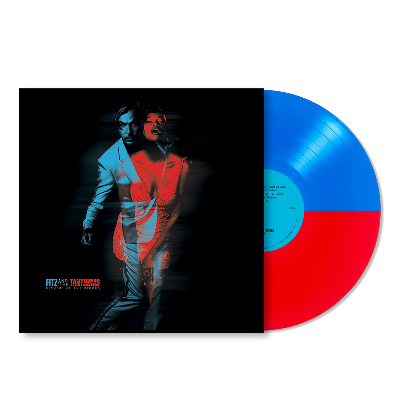 [DAMAGED] Fitz and the Tantrums - Pickin' Up The Pieces [Red & Blue Vinyl]