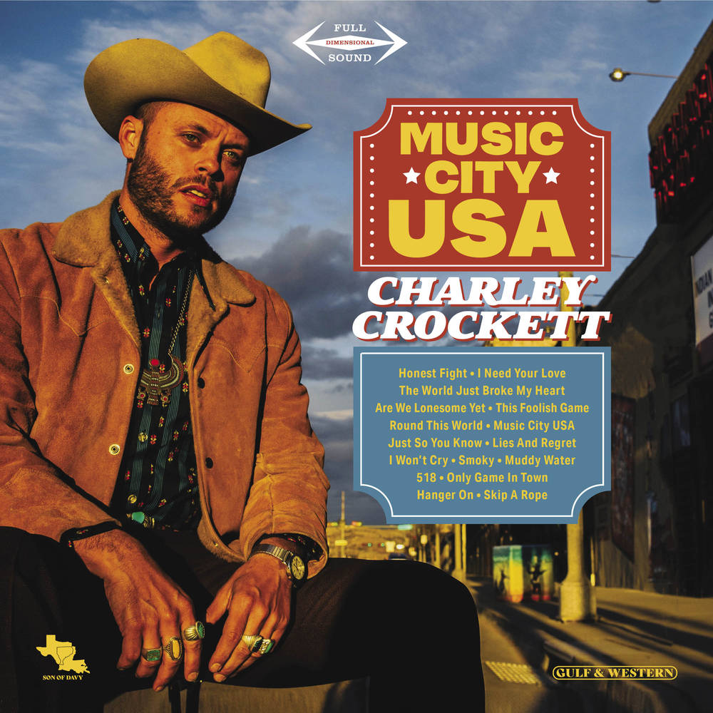 Charley Crockett - Music City Usa [Black Vinyl] [Autographed]