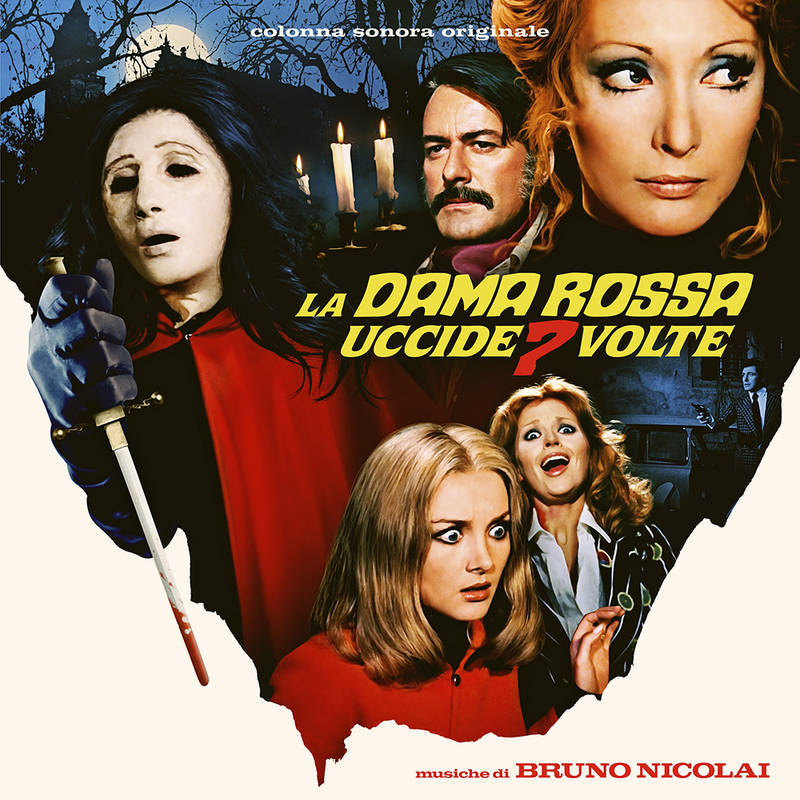 Bruno Nicolai - La Dama Rossa Uccide Sette Volte (The Red Queen Kills Seven Times) [Blood Red Vinyl]