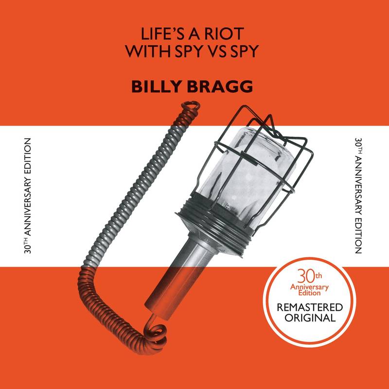 [DAMAGED] Billy Bragg - Life's A Riot With Spy Vs. Spy (30th Anniversary Edition) [Orange Vinyl]