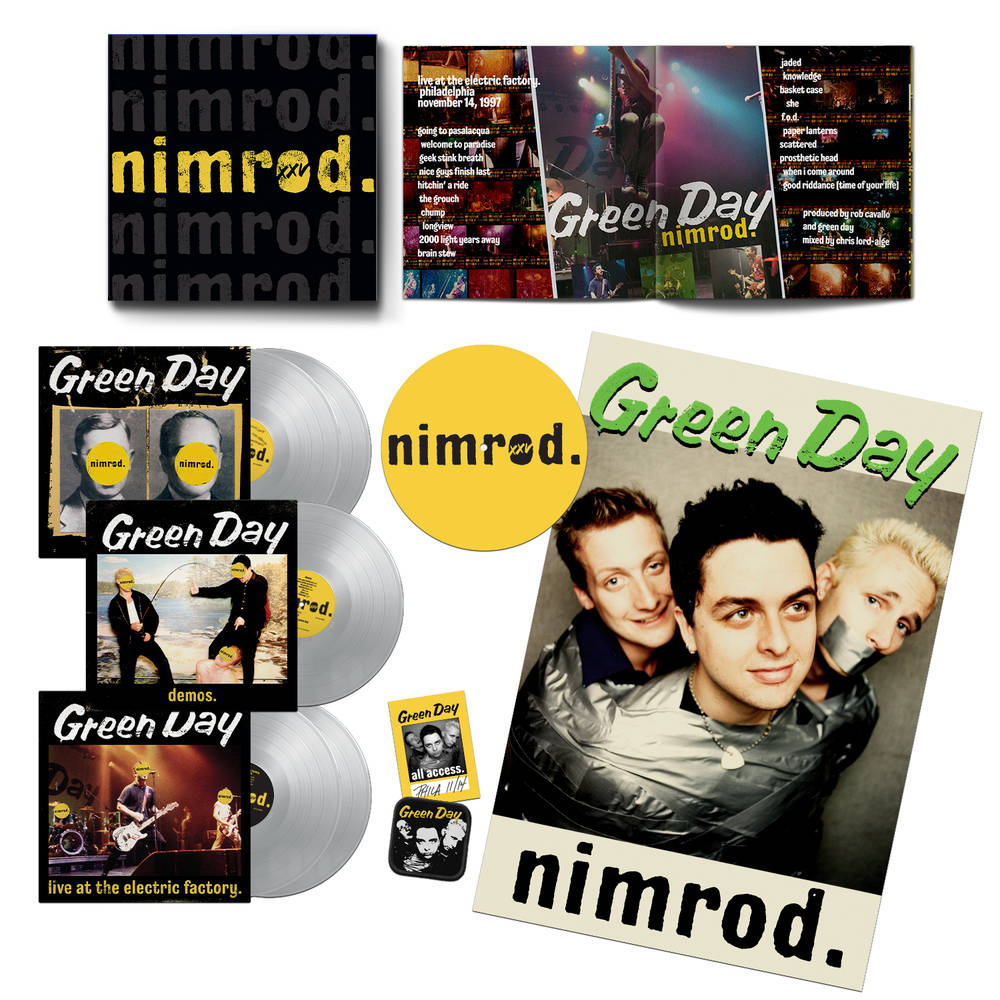 Green Day - Nimrod (25th Anniversary Edition) [Indie-Exclusive Silver Vinyl] [Box Set]
