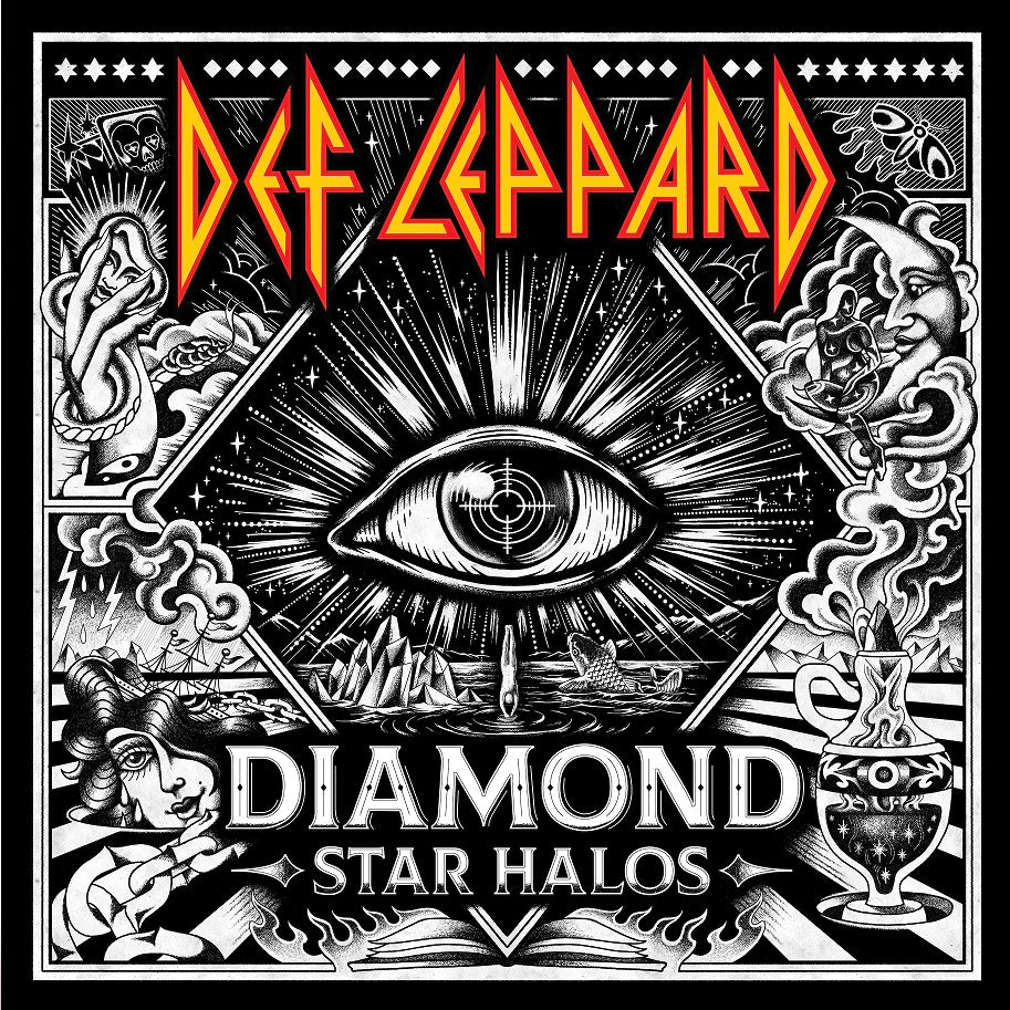 Def Leppard - Diamond Star Halos (Signed Lithograph)