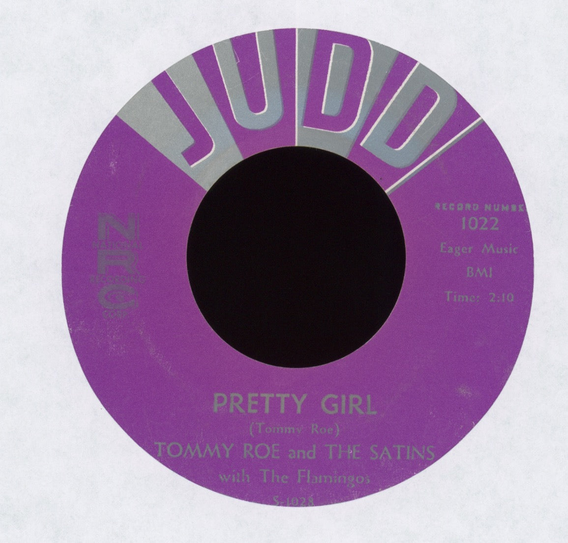 Tommy Roe & The Satins - Shelia on Judd