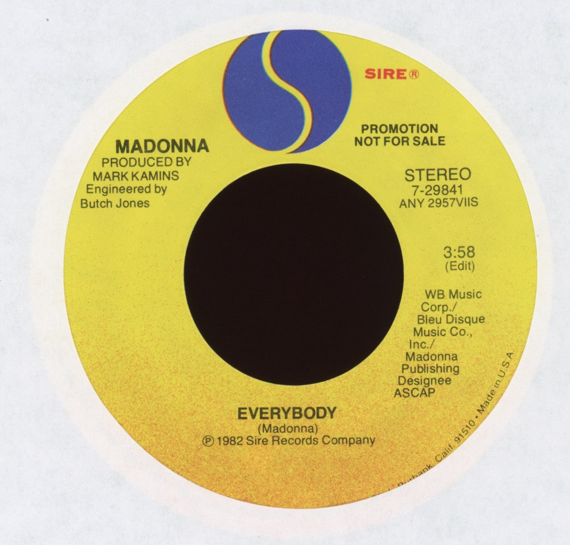Madonna - Everybody on Sire Promo
