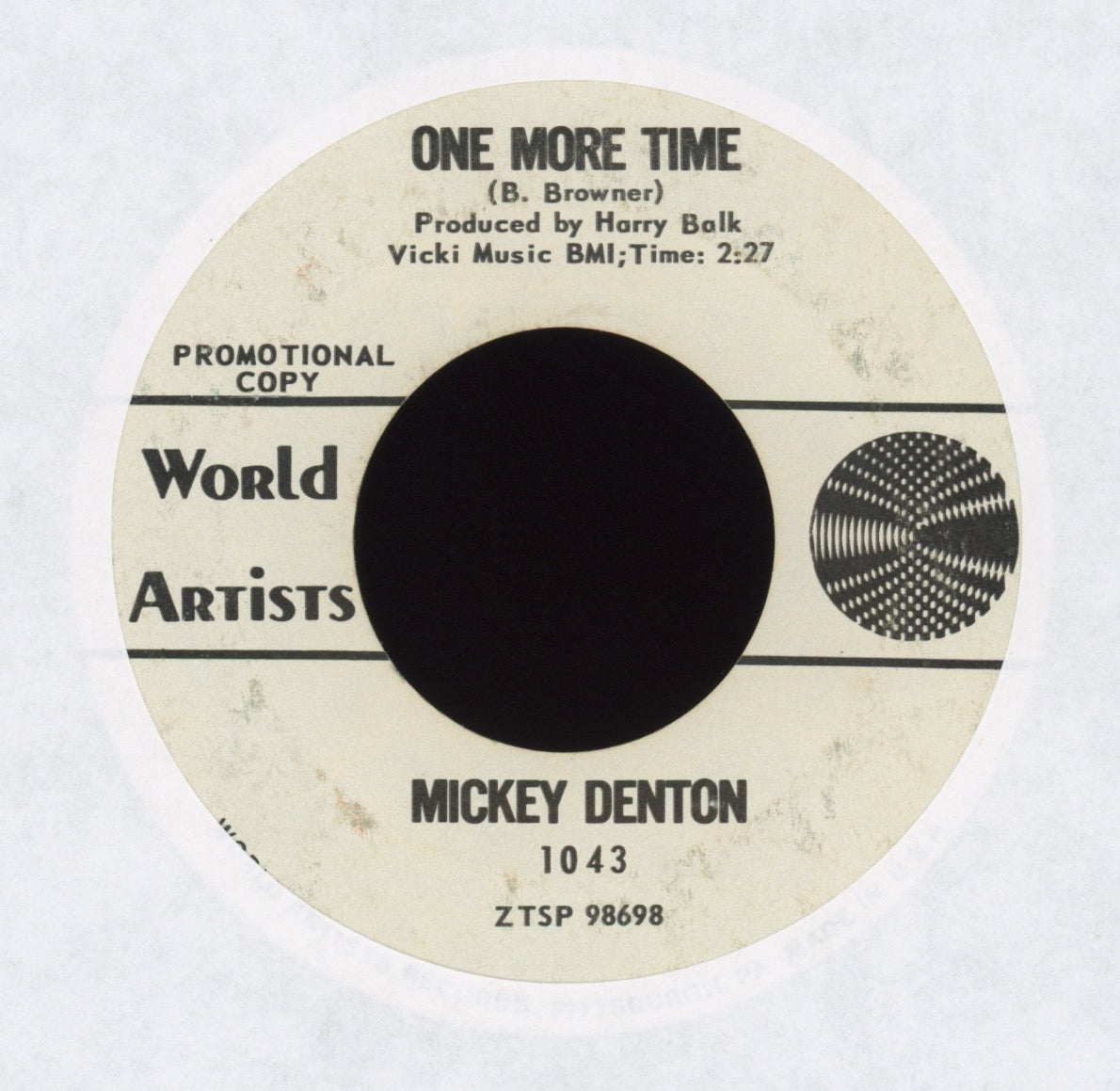 Mickey Denton - One More Time on World Artists Promo
