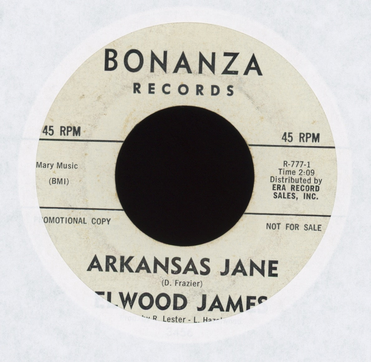 Elwood James - Arkansas Jane on Bonanza Promo