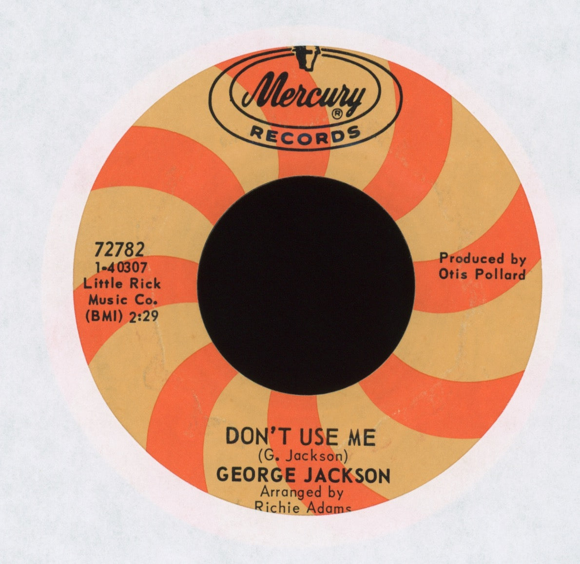George Jackson - I Don't Have The Time To Love You on Mercury