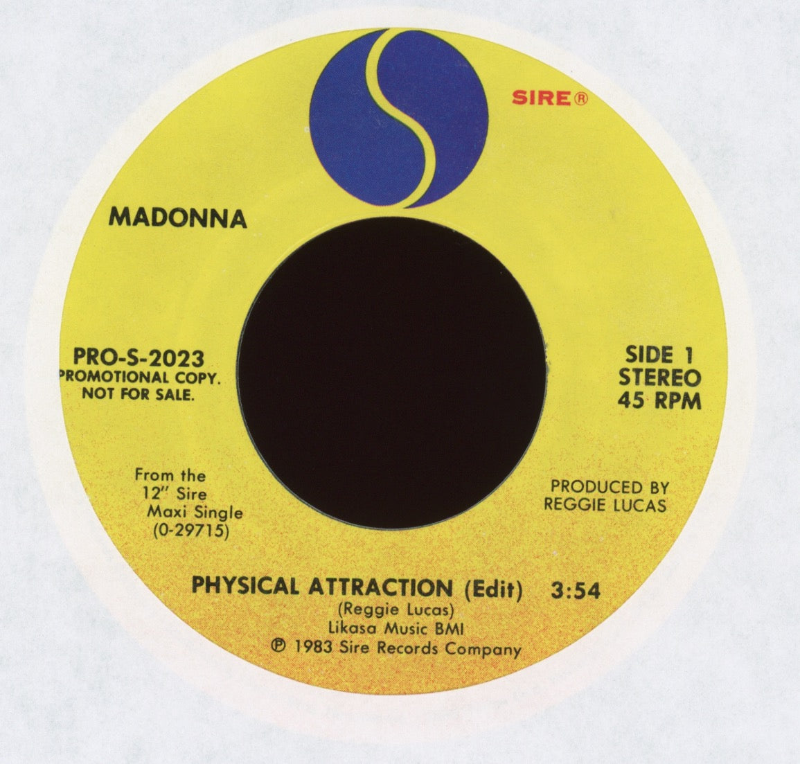 Madonna - Physical Attraction on Sire Promo Only