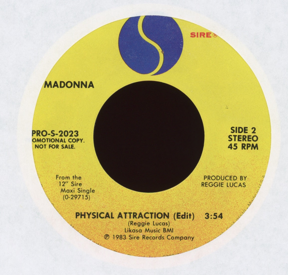 Madonna - Physical Attraction on Sire Promo Only