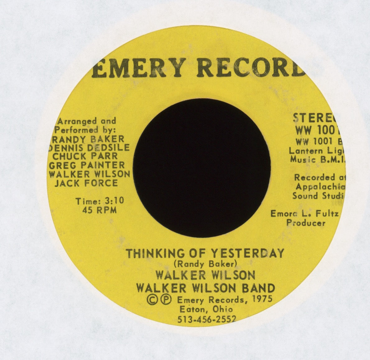 Walker Wilson - Nothing But Time on Emery