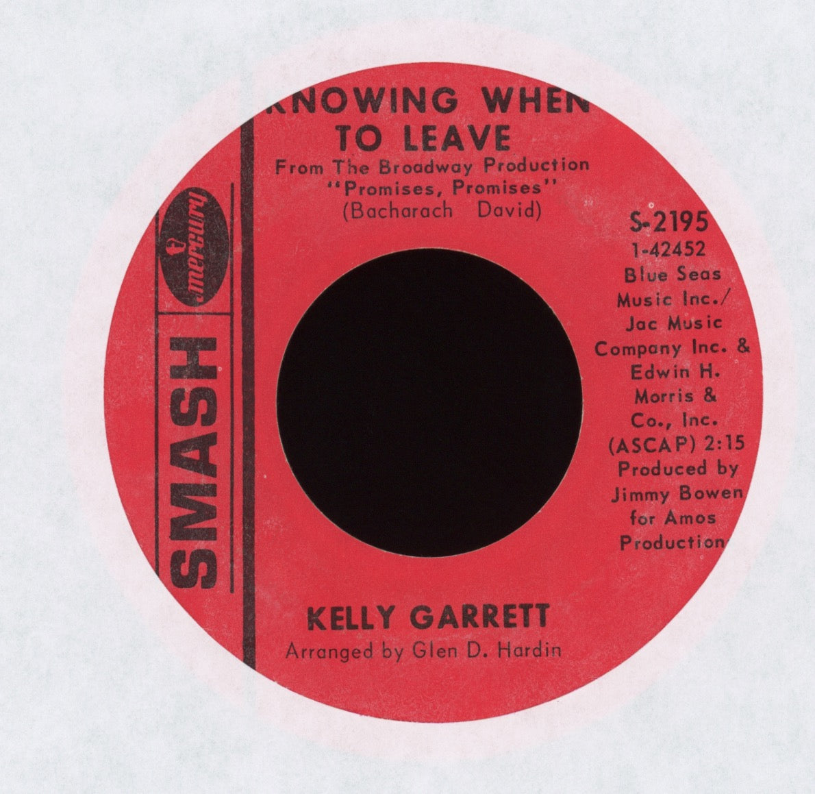 Kelly Garrett - Love's The Only Answer on Smash