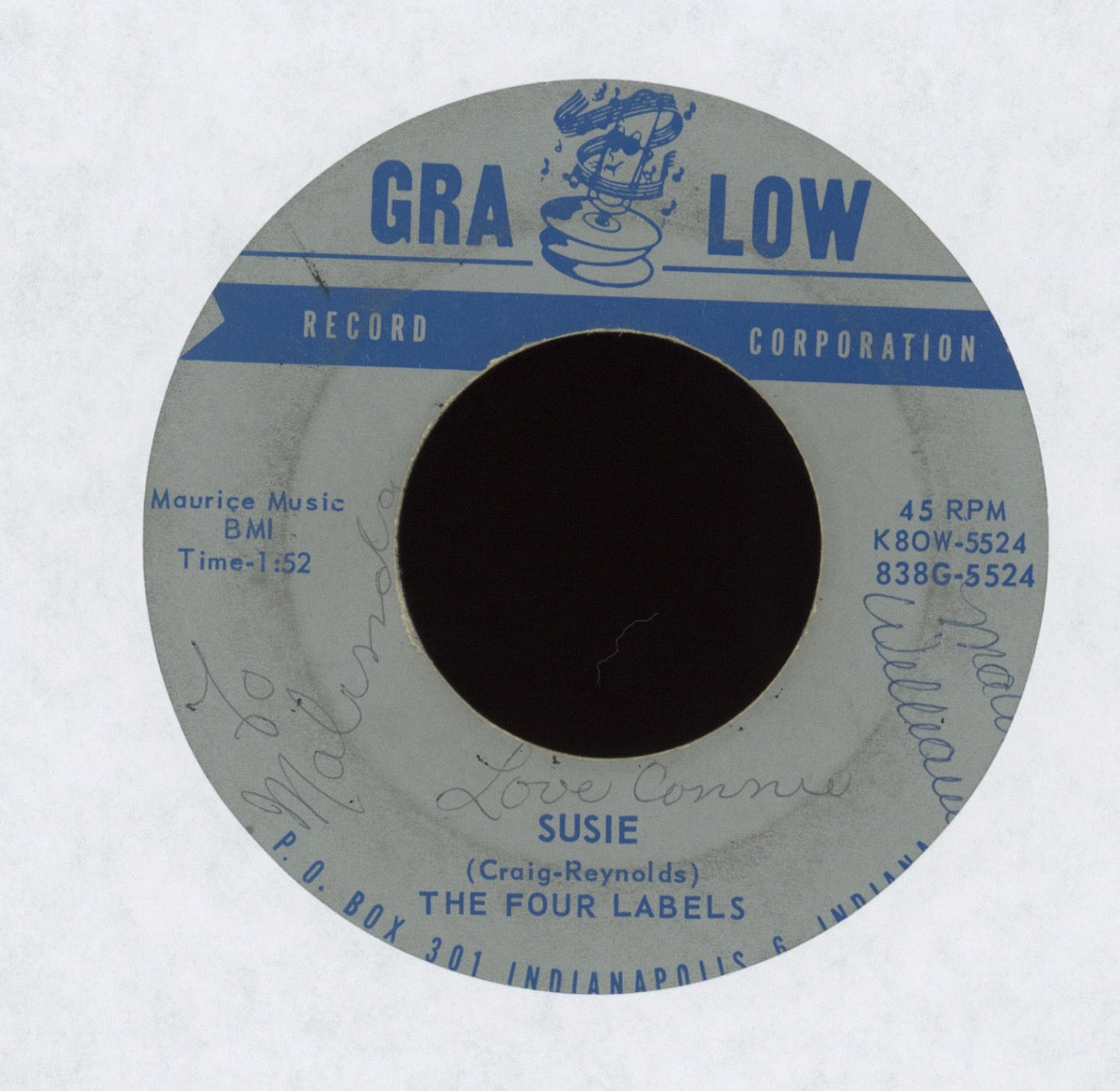 The Four Labels - Lookin' on Gra Low