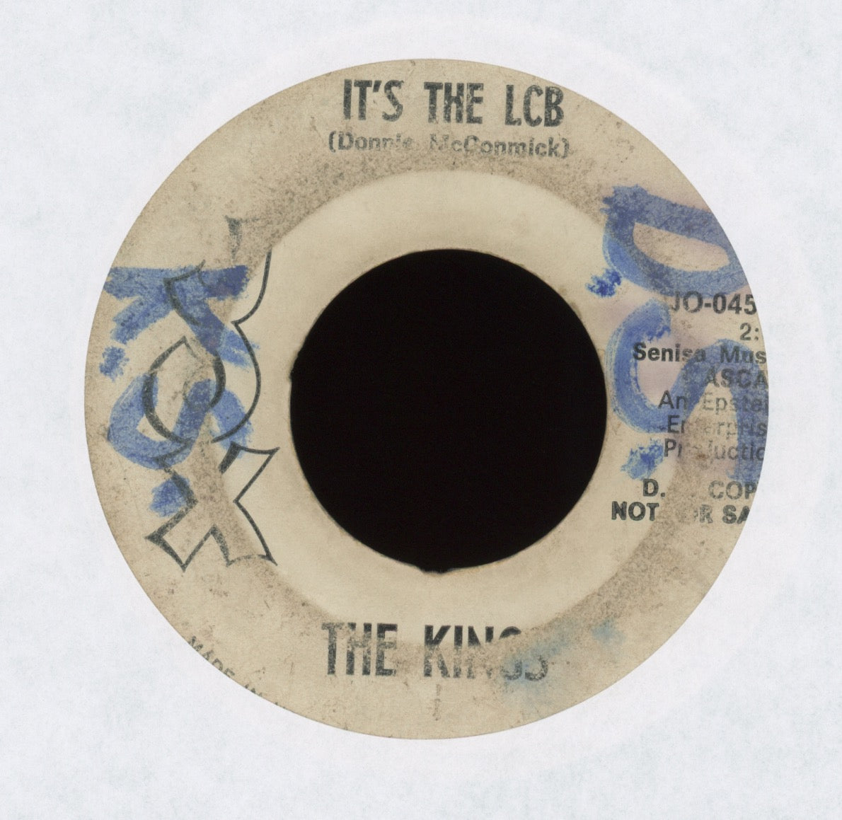 The Kings - It's The LCB on Jox Promo Garage 45