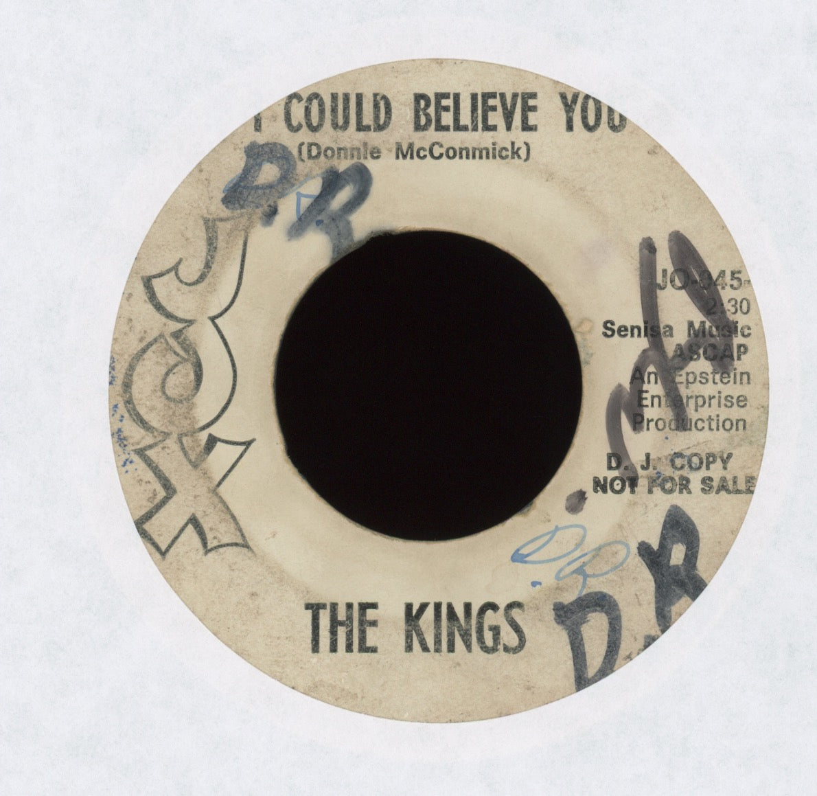 The Kings - It's The LCB on Jox Promo Garage 45