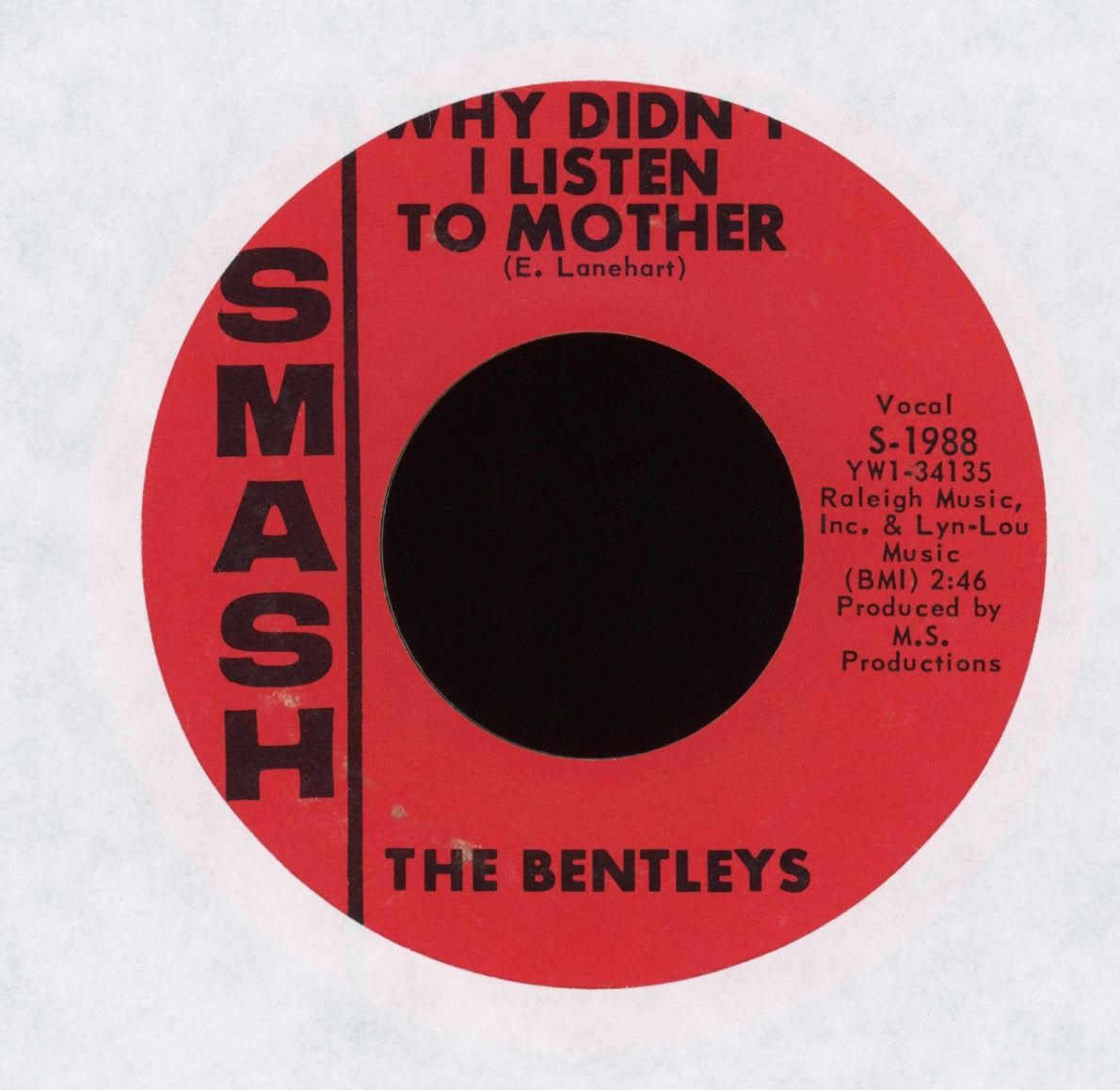 The Bentleys - Did Anybody Lose A Tear on Smash