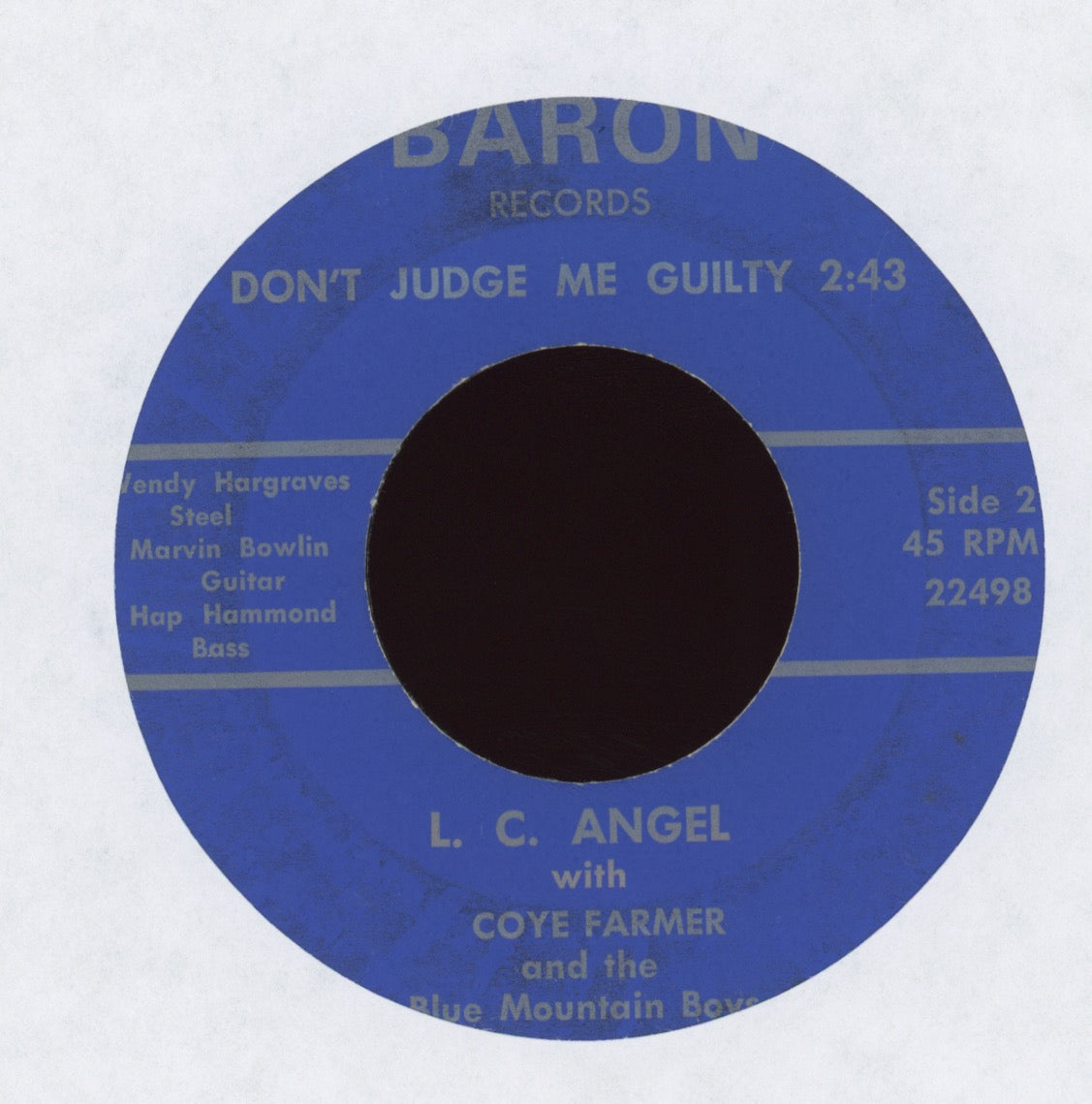 L.C. Angel - Walking Out on Baron