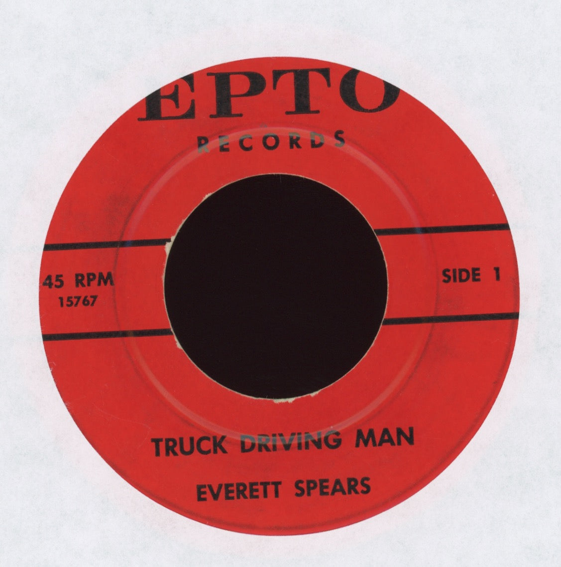 Everett Spears - Truck Driving Man on EPTO Rite Press Rockabilly