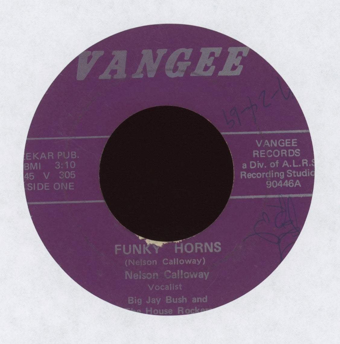 Big Jay Bush & The House Rockers - Funky Horns on Vangee