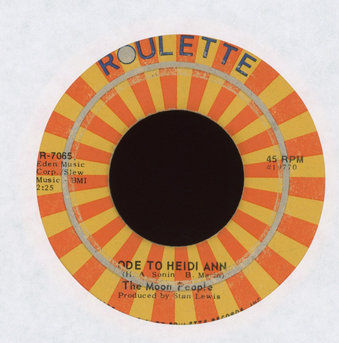 Moon People - Hippy, Skippy, Moon Strut (Opus #1) on Roulette