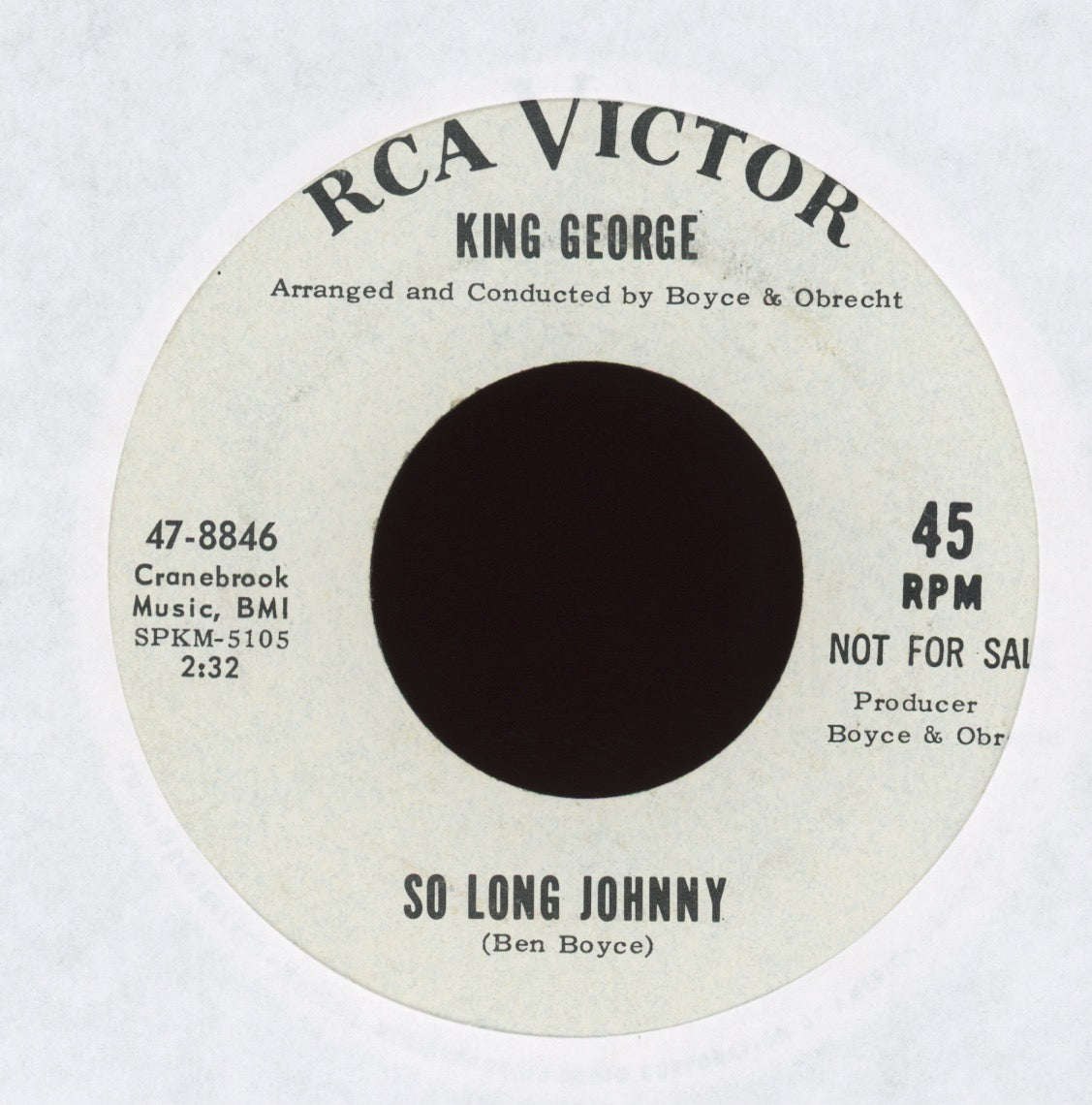 King George - Ah Huh on RCA Promo