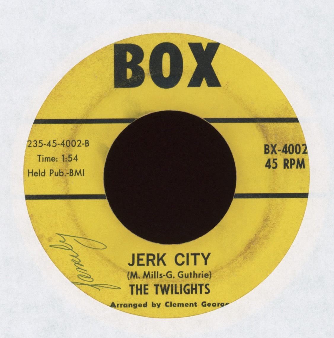 The Twilights - Two Cries To A Laugh on Box