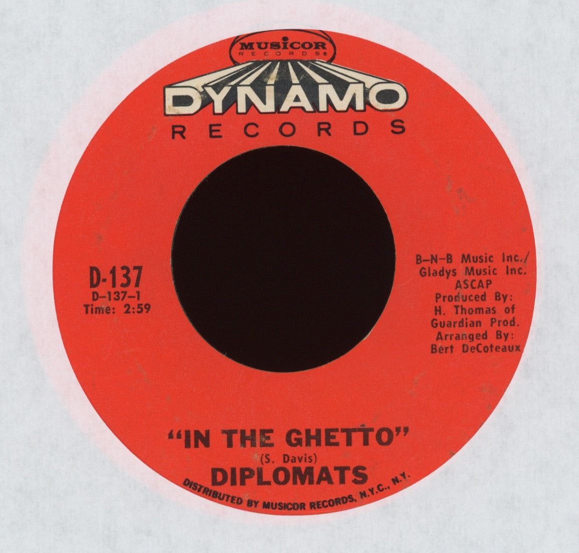 The Diplomats - I've Got The Kind Of Love on Dynamo