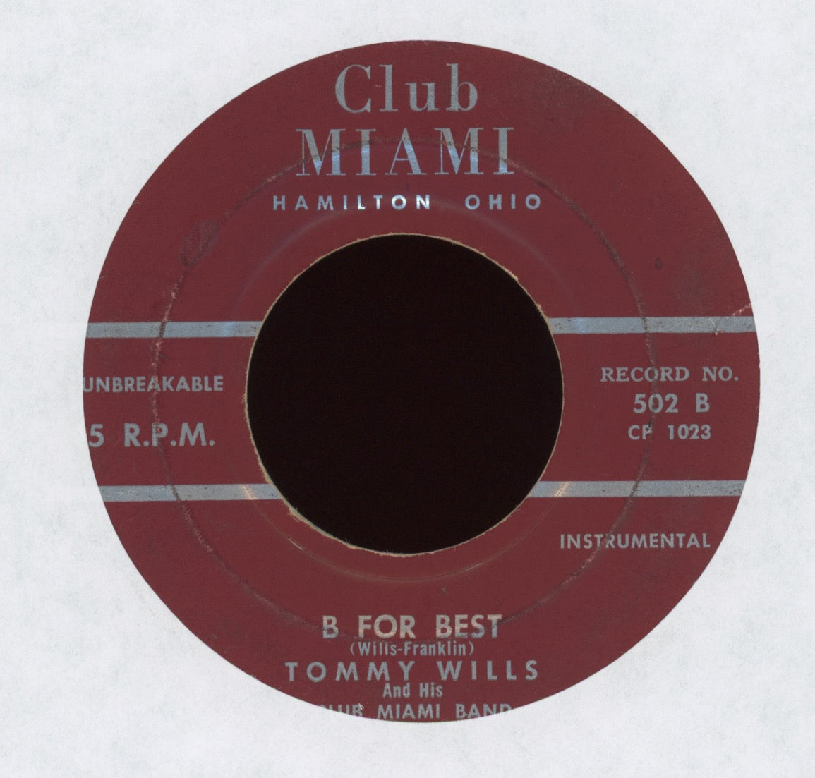 Tommy Wills And His Club Miami Band - T.N.O. Mambo on Club Miami