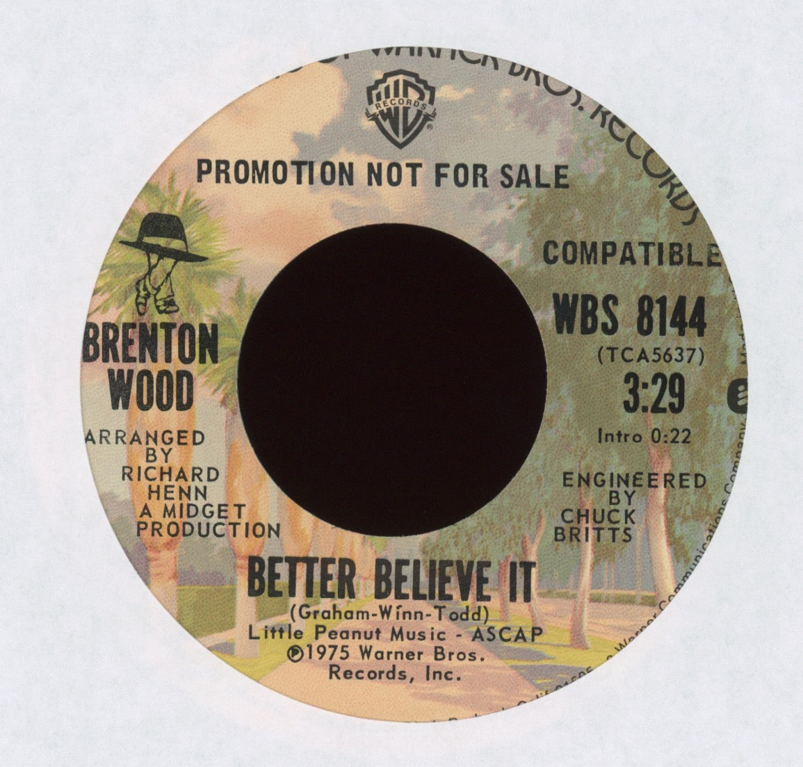 Brenton Wood - It Only Make Me Want It More on Warner Bros Promo