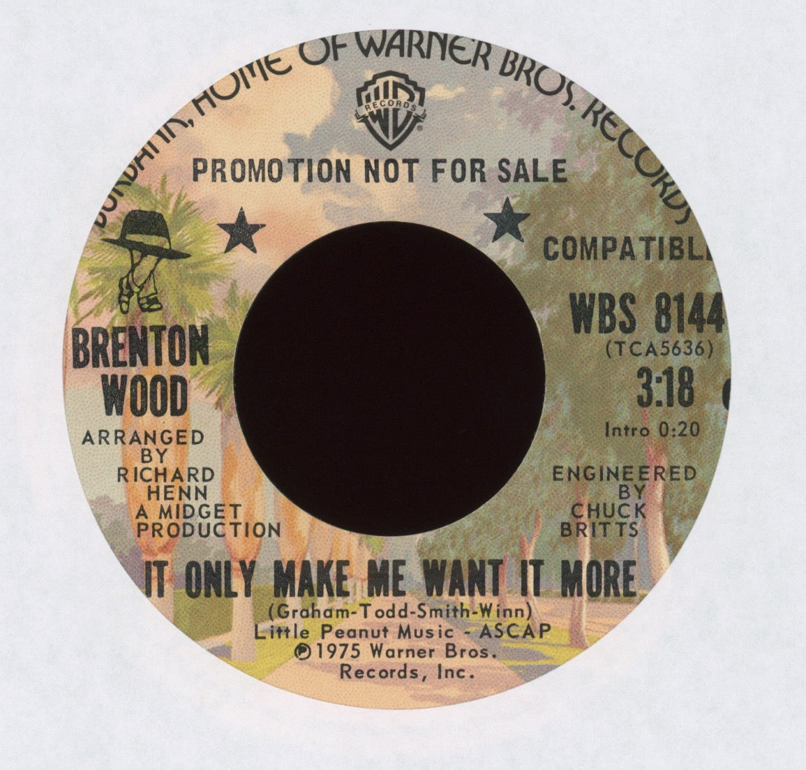 Brenton Wood - It Only Make Me Want It More on Warner Bros Promo