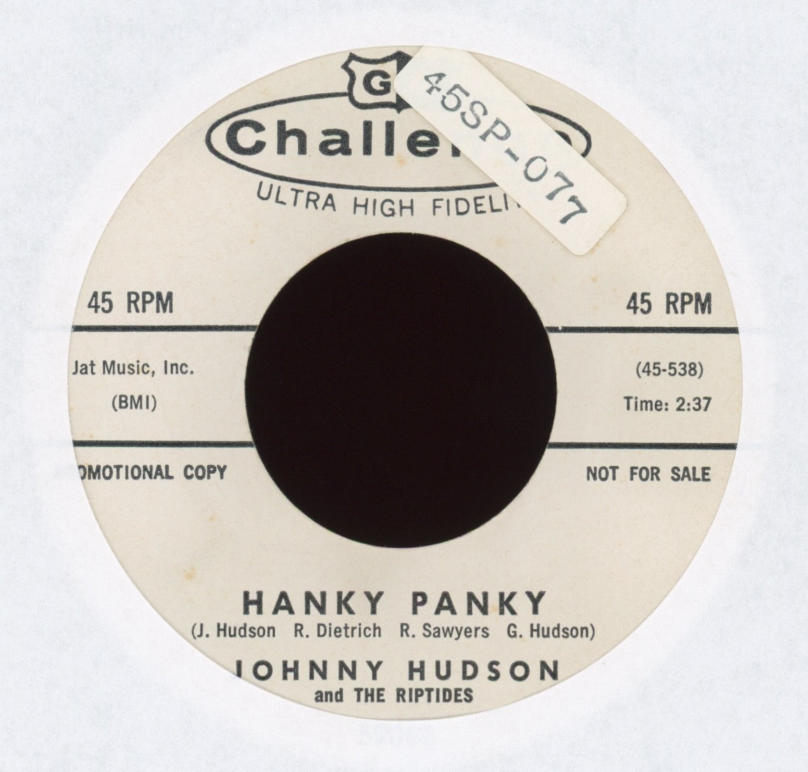Johnny Hudson - Hanky Panky on Challenge Promo